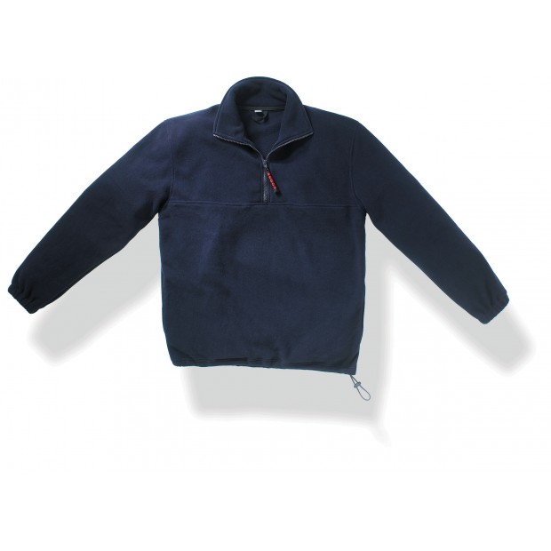 navy blue fleece sweater